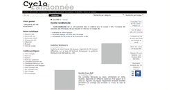 Desktop Screenshot of cyclo-randonnee.fr